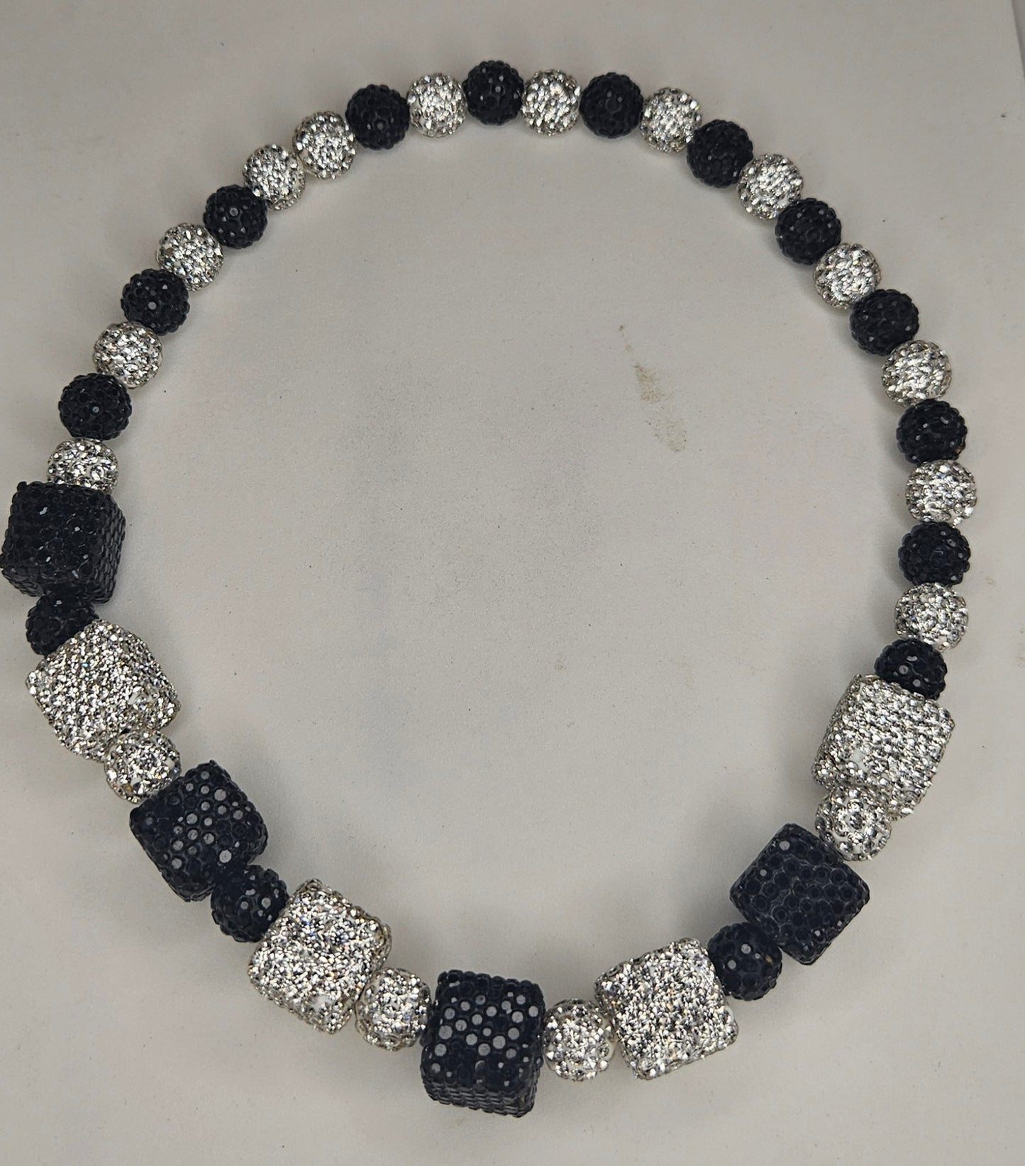 Black & bling Neck piece