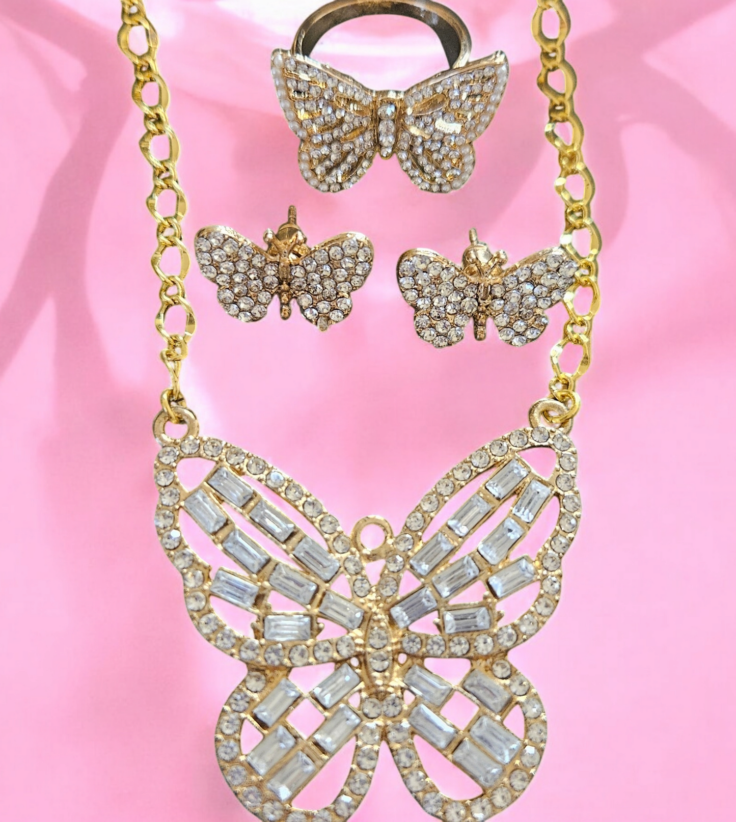 3 piece butterfly set.