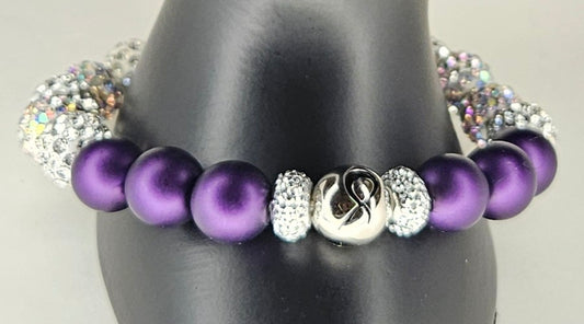 Purple & bling zodiac